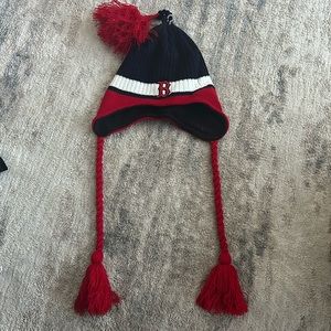 Boston Red Sox Knit Tassel Pom Pom Hat